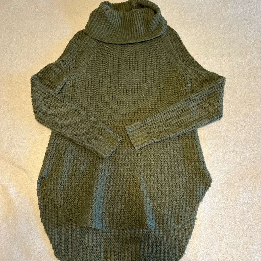 Merona Forest Green Cowl Neck Sweater